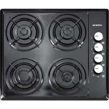 Kumtel Siyah 2'li Fırın ve Ocak Seti 4 Ocak Gözü ile Modern Mutfaklar İçin Uygun 2