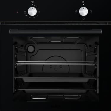 Kumtel Siyah 2'li Fırın ve Ocak Seti 4 Ocak Gözü ile Modern Mutfaklar İçin Uygun 3