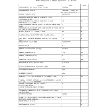 Toshiba 70QA5D63DT 70" 178 Ekran Dahili Uydu Alıcılı 4K Ultra HD Smart QLED TV 5