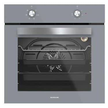 Silverline 3'lü Gri Cam Ankastre Set (Ocak + Davlumbaz + Fırın) 3