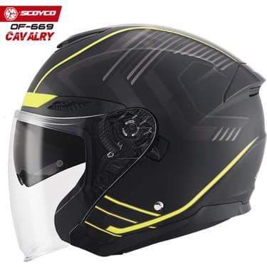 Scoyco Yarım Motosiklet Kaskı Of 669 Cavalry 4