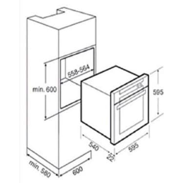 Teka Hak 625 Bk-Atv 60.3-Tz 6316 Ankastre Set: Fırın, Ocak, Davlumbaz 5