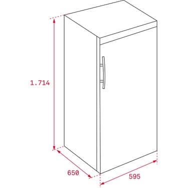Teka - Rsf 43250 Ss - Solo Dondurucu - 290 Lt - 60 cm - 113340000 2