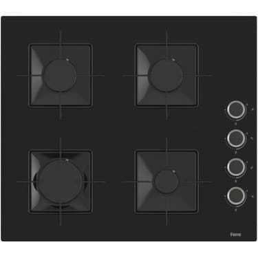 Ferre Steamart Ss Serisi Siyah Set (SS205 + XE64CS +D077 ) - Kare Emaye Izgara 2