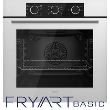 Ferre Fryart Ss Serisi Beyaz Set (SS206 + QXE62CB +D081 ) - Kare Emaye Izgara 4