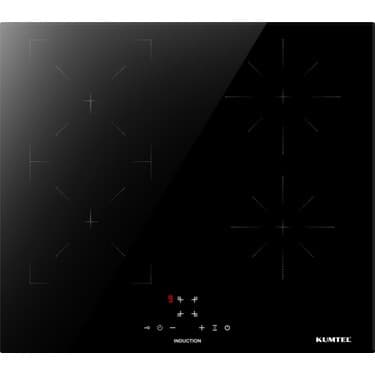 Kumtel 2'li Siyah İndüksiyonlu Ankastre Set (Fırın-Ocak) 2