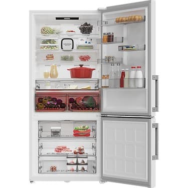 Grundig Grundıg Gpknd 615 E Enerji Sınıfı 615 L Duo-No Frost Alttan Donduruculu Buzdolabı Beyaz 3