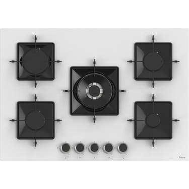 Ferre Steamart Ss Serisi Beyaz Set (SS036 + XE64CB +D078 ) -75'lik Seri - Kare Emaye Izgara 2