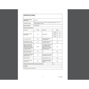 Siemens Sıemens SN23HB62MT D Enerji Sınıfı 14 Kişilik Bulaşık Makinesi 4