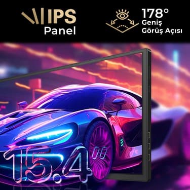 NPO Npm Fhd 1080P IPS Type-C Taşınabilir Dizüstü Monitör Çoklayıcı Notebook Monitör 4