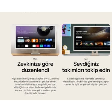 LG Webos 32 Inç 80 Ekran 60 Hz 8 MS IPS Fulhd Smart Monitör Tv+Logitech Kablosuz Klavye 7