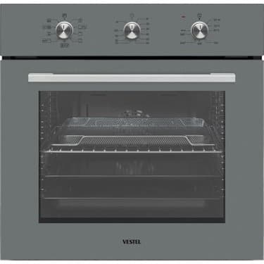 Vestel Eğik Gri Ankastre Set (Fırın, Ocak, Davlumbaz) 2