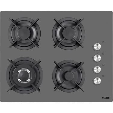 Vestel Eğik Gri Ankastre Set (Fırın, Ocak, Davlumbaz) 3