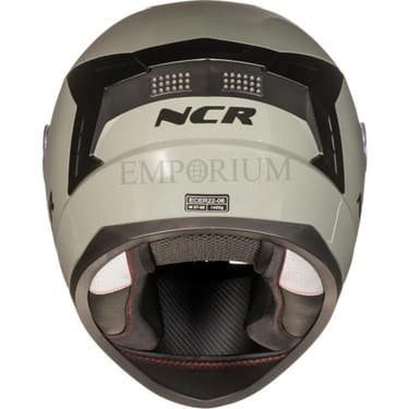 NCR Rapid Aynalı Cam Kapalı Kask (Ece Belgeli) Beyaz 2