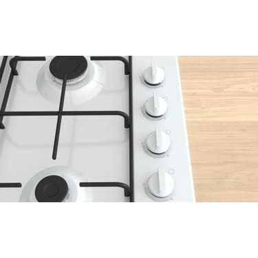 Bosch PBP0C2K80O Set Üstü 4 Gözü Gazlı Beyaz Ocak 3