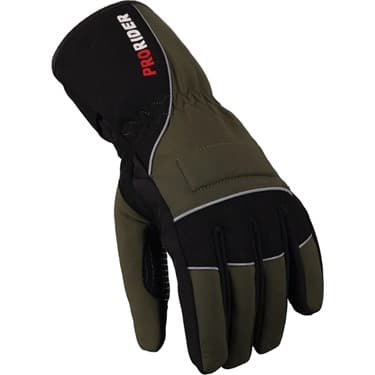 Ebakbak Motosiklet Kışlık Soft Eldiven Hafif Rahat Kumaş Telefon Dokunmatik Motor Eldiveni Haki Yeşil 2