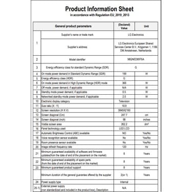 LG 98QNED89T6A 98'' 248 Ekran Uydu Alıcılı 4K Ultra HD Smart QNED TV 7