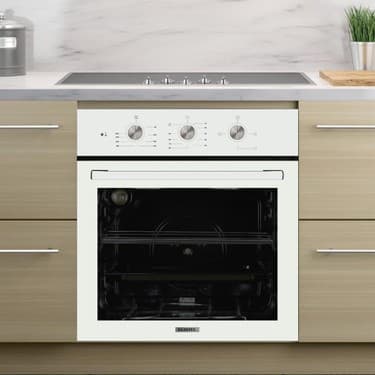 Kumtel Beyaz Cam Ankastre Fırın B66-S2 MT 2
