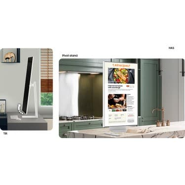 Samsung Kameralı Akıllı, Zarif Premium Tasarım 32'' 4K Mükemmel Görüntü Kalitesi Hepsi Bir Arada Akıllı TV-Monitör + Onerous Hareketli Askı Aparatı 7