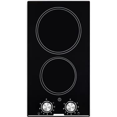 Afm V5-02 Vitroseramik 2'li Ankastre Elektrikli Ocak 2