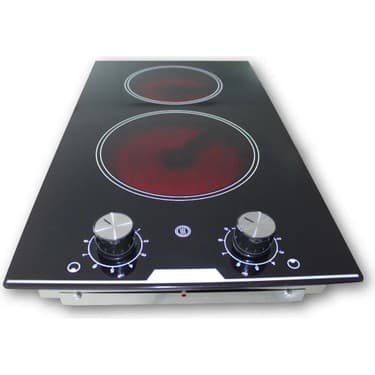 Afm V5-02 Vitroseramik 2'li Ankastre Elektrikli Ocak 3