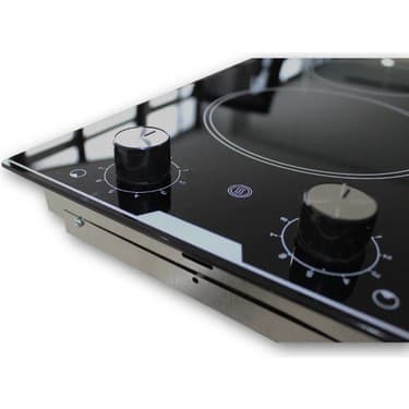 Afm V5-02 Vitroseramik 2'li Ankastre Elektrikli Ocak 4