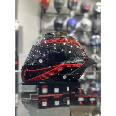 Scoyco 871 Fire Siyah Vizörlü 4