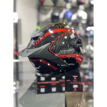 Scoyco 871 Fire Siyah Vizörlü 5