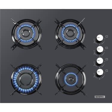 Kumtel Antrasit ( Gri ) Cam Digital / Dokunmatik Ankastre Set - 8 Prog 3