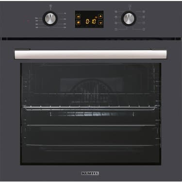 Kumtel Antrasit ( Gri ) Cam Digital / Dokunmatik Ankastre Set - 8 Prog 4