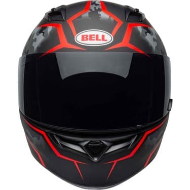 Bell Qualifier Kapalı Kask (Siyah Kırmızı) 2