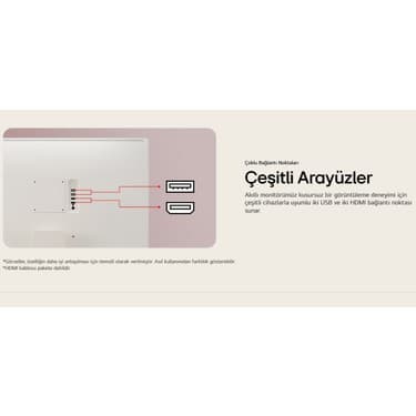 LG Akıllı TV- Monitör 27'' 70 Ekran Wi-Fi Bağlantılı Apple-Android Kablosuz Bağlantı Bluetooth webOS Full HD IPS Akıllı Monitör+Logitech Kablosuz Klavye 2