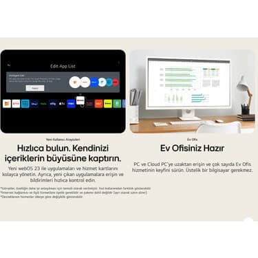 LG Akıllı TV- Monitör 27'' 70 Ekran Wi-Fi Bağlantılı Apple-Android Kablosuz Bağlantı Bluetooth webOS Full HD IPS Akıllı Monitör+Logitech Kablosuz Klavye 3