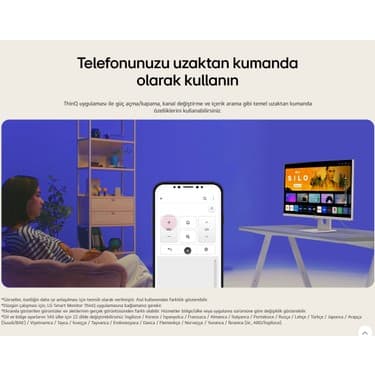 LG Akıllı TV- Monitör 27'' 70 Ekran Wi-Fi Bağlantılı Apple-Android Kablosuz Bağlantı Bluetooth webOS Full HD IPS Akıllı Monitör+Logitech Kablosuz Klavye 5