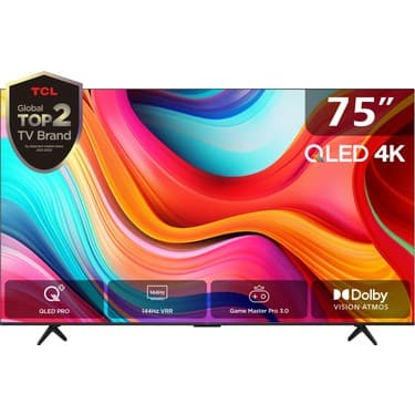 TCL 75T8BG 75" 190 Ekran Dahili Uydu Alıcılı 4K Ultra HD Smart QLED TV 2