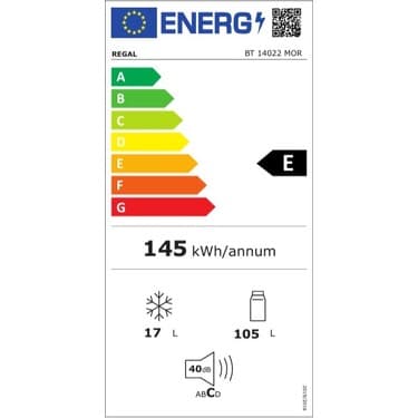 Regal Bt 14022 E Enerji Sınıfı 121 Lt Statik Mini Buzdolabı 3