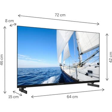 THOMSON 32HG2S14 32" 82 Ekran Uydu Alıcılı HD Google LED TV 2