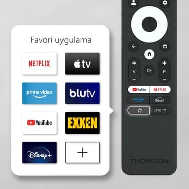 THOMSON 32HG2S14 32" 82 Ekran Uydu Alıcılı HD Google LED TV 6