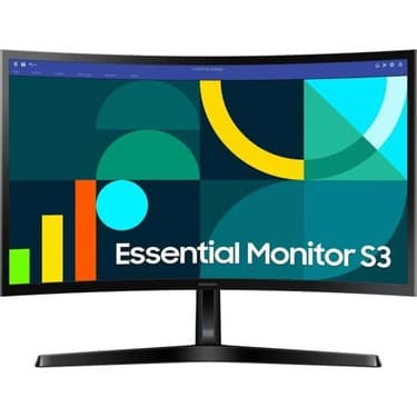 Samsung Essential S3 27" 4 Ms 100 Hz Full HD Curved LED Monitör LS27D366GAUXUF 2