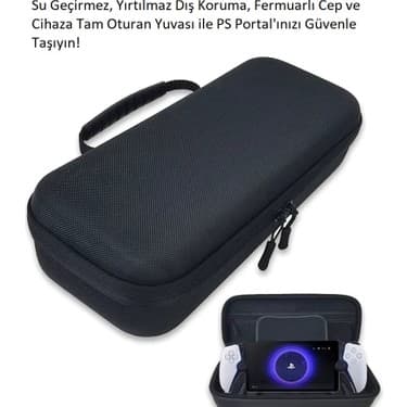 Teknoroket Ps Portal Çanta , Şok Emici Arka Kılıf (Sert Koruyucu Kabuk) ve Ekran Koruyucu Seti 6