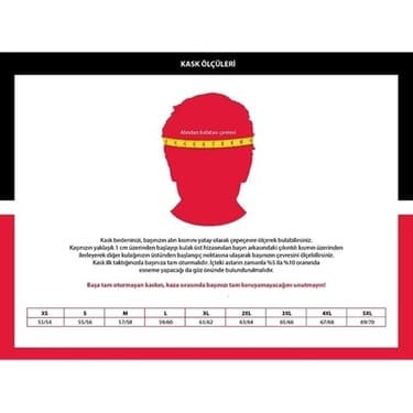 RHKC 316 Full Face Motosiklet Kaskı Kuru Kafa 4