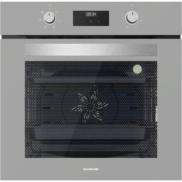 Silverline Gri Cam Ankastre Set (3490 Oslo Gri - CS5335S02 - BO6502S02 Gri Fırın) 4