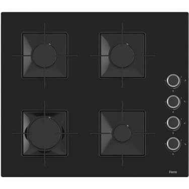 Ferre Fryart Siyah Set ( D100 T Tipi Siyah DAVLUMBAZ-SS205 Siyah Ocak- XE63MI Fryart Inox Fırın) 3