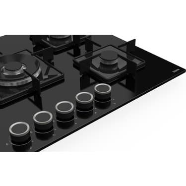 Ferre Ss Serisi Siyah 5 Gözlü Ankastre Set ( QBL62CS-SS035-D077 ) 5