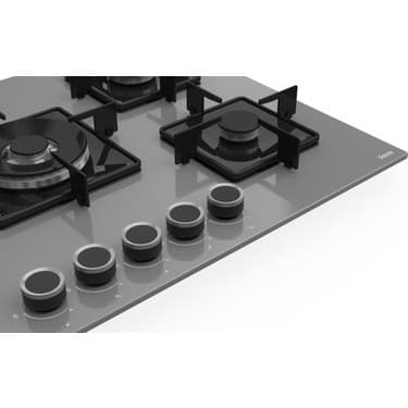 Ferre Ss Serisi Gri 5 Gözlü Ankastre Set ( QBL62CPR-SS038-D065 ) 5