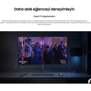 Samsung M5 (2025 Model) 32 Inç FHD Wi-Fi+Bluetooth+Smart Hub+Akıllı Kumanda Hoparlörlü Smart TV (2 Yıl Samsung Türkiye Garantili) 7