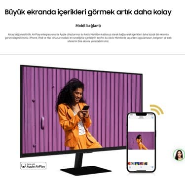 Samsung M5 (2025 Model) 32 Inç FHD Wi-Fi+Bluetooth+Smart Hub+Akıllı Kumanda Hoparlörlü Smart TV (2 Yıl Samsung Türkiye Garantili) 8