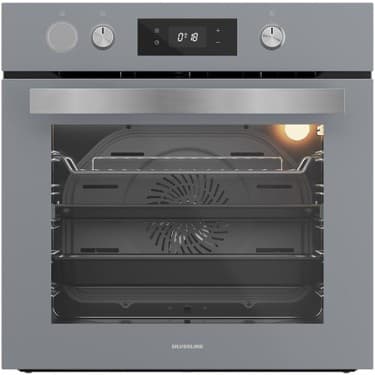 Silverline Buhar Destekli Airfrayer Gri Cam Ankastre Set 3457 - CS5335S01- BO65P4S01 4