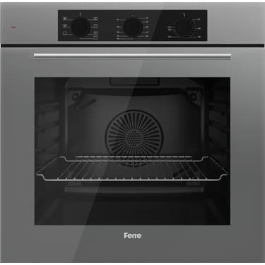 Ferre Rs Serisi Gri 5 Gözlü Ankastre Set ( QBL62CPR-RS038-D065 ) 2