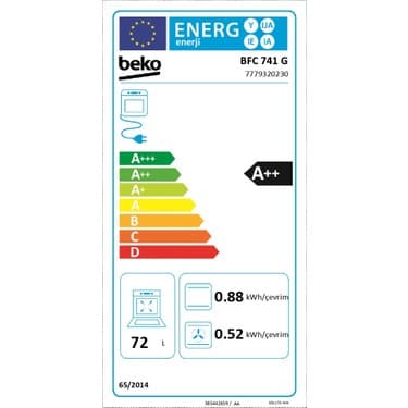 Beko Bfc 741 G Beyond Serisi Ankastre Fitfry Buhar Destekli Fırın 2